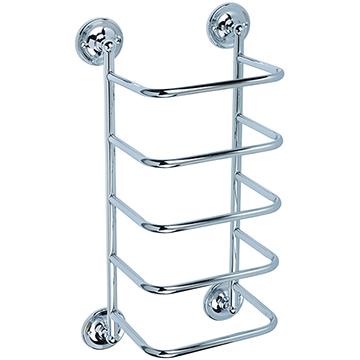 Bristan Contemporary Chrome Towel Stacker
