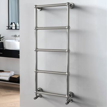 Vogue Ballerina 498mm Wude Mildsteel Traditional Towel Rail Chrome - LG010A MS0748498C