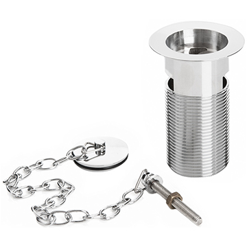 Bristan Chrome Slotted Plug and Chain Basin Waste