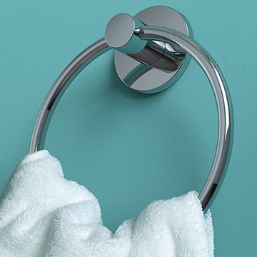 Bristan Towel Ring - Round and Square