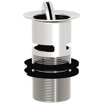 Bristan Chrome Round Flip Top Basin Waste - Slotted