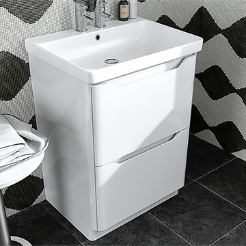 Joseph Miles Ella 600mm Wide Floor Standing Vanity Unit With Basin