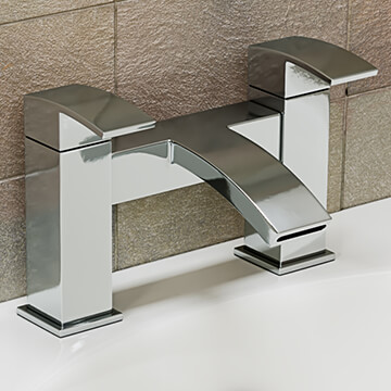 QS Basics Amelia Chrome Bath Mixer Tap