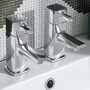 Joseph Miles Forme Chrome Pair Of Basin Tap