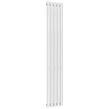 Joseph Miles Alura 1800mm High Single Panel Tubular Column Radiator - Mild Steel - JM-EV1805WS