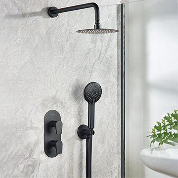 Bristan Hourglass Concealed Thermostatic Shower Valve with Head and Handset Kit