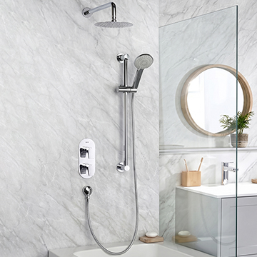 Bristan Hourglass Concealed Thermostatic Dual Control Shower Pack
