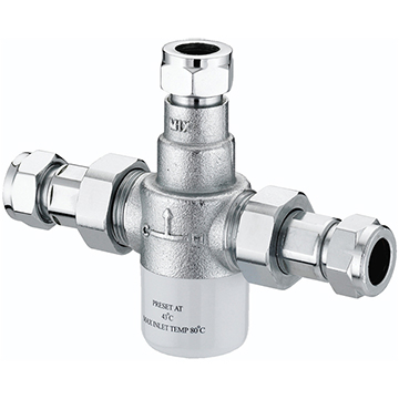 Bristan Gummers 15mm Thermostatic Mixing Valve - Chrome
