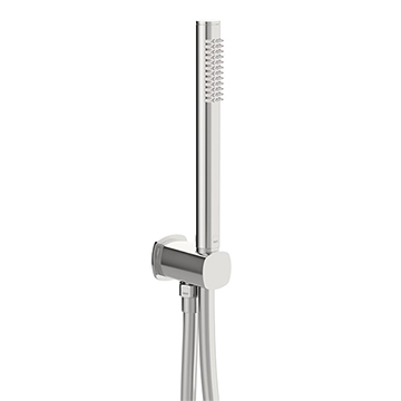 Vado Cameo Contemporary Round Shower Handset Kit - 1 Spray Mode