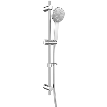 Vado Safari Contemporary Round Shower Rail Kit with Handset - 680mm High
