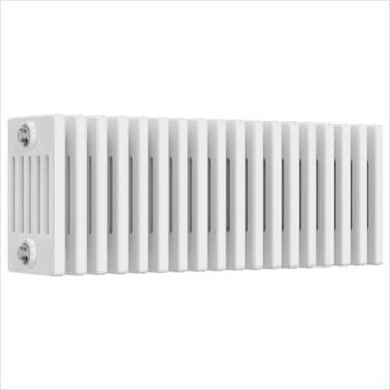 Joseph Miles Milano Dual-Fuel Horizontal 6 Column Traditional Radiator - Mild Steel - 300mm High