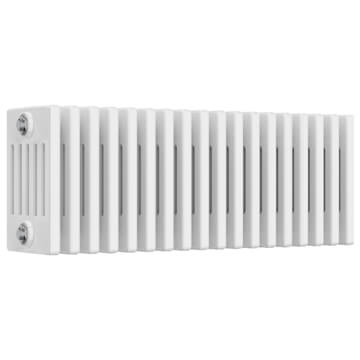 Joseph Miles Milano Horizontal 6 Column Traditional White Radiator - Mild Steel - JM-CS63018