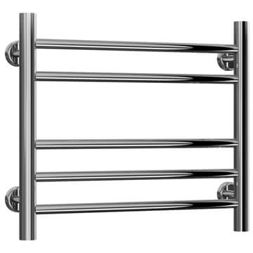 Reina Luna Straight Heated Towel Rail - Polished Stainless Steel - 500 x 430mm - Ex-Display