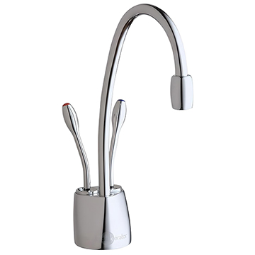InSinkErator Instant Boiling Water Chrome Tap - Swivel Spout - Touch Lever Handles