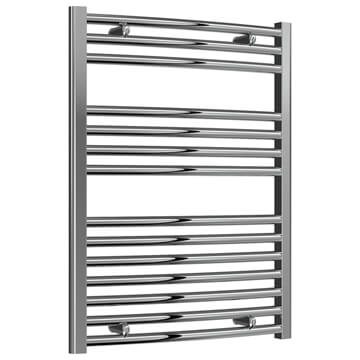 Reina Diva Chrome Finish Curved Towel Rail Steel - 600 x 800mm - Ex-Display