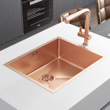 1810 Company Zenuno15 PVD 1 Bowl Kitchen Sink