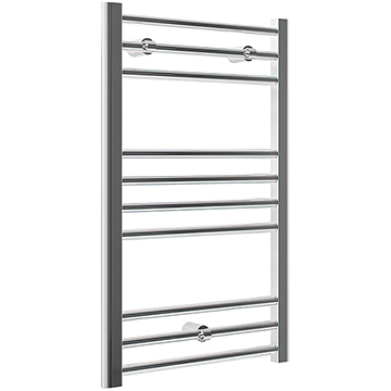 Joseph Miles Trey Straight Chrome Ladder Towel Rail - 600mm Wide - Steel