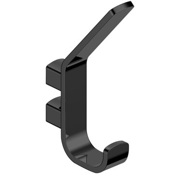 RAK Petit Square Robe Hook Black