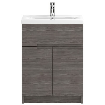 Hudson Reed Urban Floor Standing Vanity Unit - Ex-Display Dark Wood