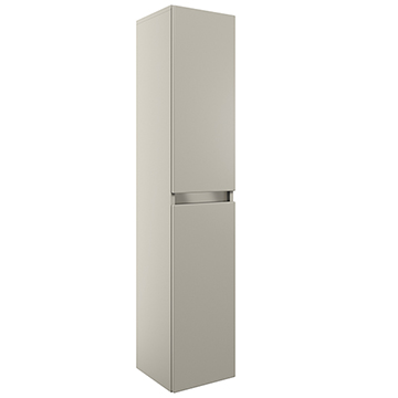 Joseph Miles Royce Wall Hung Latte Tall Cabinet 300 x 1500mm - Reversible Doors
