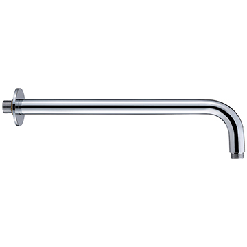 Imex Round Chrome Finish Shower Arm - Wall Mounted - 360mm Projection