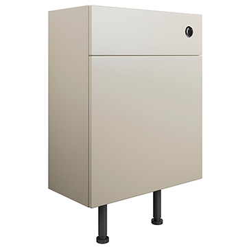 Joseph Miles Willard Contemporary Back-To-Wall Matt Latte Toilet Furniture - 500 x 720mm