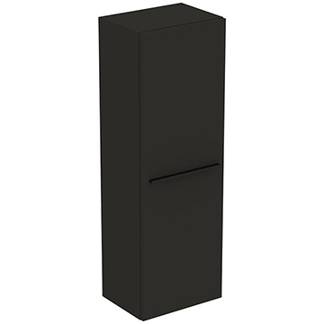 Ideal Standard I-Life-A Wall Hung Matt Carbon Grey Half-Column Unit 400 x 1200mm - Single Door
