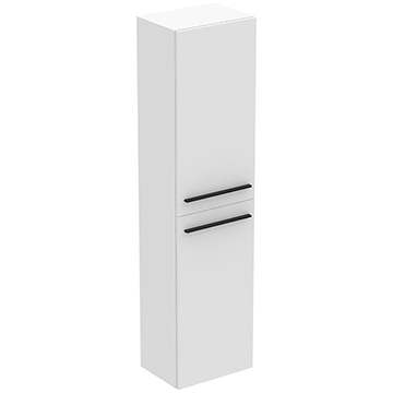 Ideal Standard I-Life-A Wall Hung Matt White Tall Column Unit 400 x 1600mm - Two Door