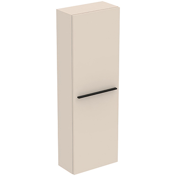 Ideal Standard I-Life S Matt Sandy Beige Wall Hung Compact Tall Boy Unit 400 x 1200mm - Single Door