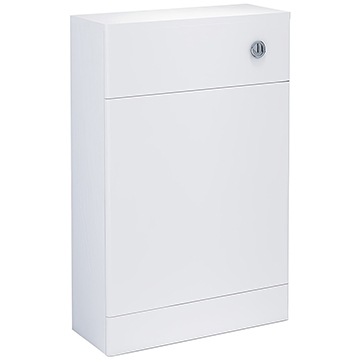 Imex Ivan Contemporary Back-To-Wall Matt White WC Unit - 550 x 850mm