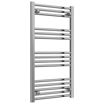 Reina Capo Chrome Straight Heated Towel Rail - Steel - 500mm Wide