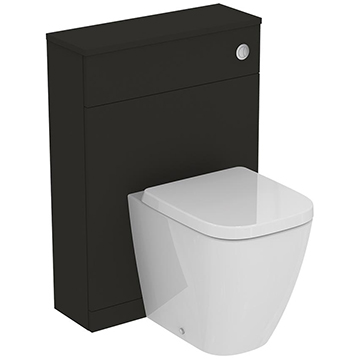 Ideal Standard I-Life S Compact Back-To-Wall Matt Carbon Grey WC Unit with Cistern