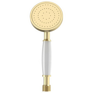 Roper Rhodes Traditional Round Brushed Brass Finish Shower Handset