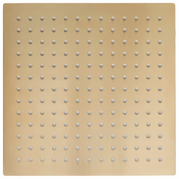 Roper Rhodes Square Overhead Brushed Brass Rainfall Shower