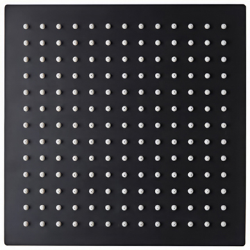 Roper Rhodes Square Overhead Black Rainfall Shower