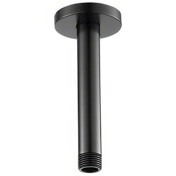 Flova Levo Diamond Matt Black Finish Shower Arm - Ceiling Mounted