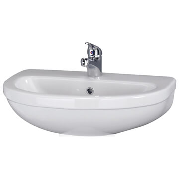 Nuie Ivo 1 Tap Hole Basin - Ex-Display White