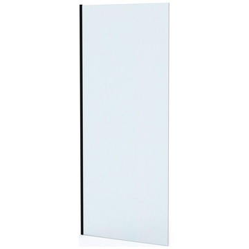 Roman Haven Select Frameless Walk In Wetroom Shower Panel - Black - Reversible