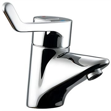 Armitage Shanks Contour-21 Thermostatic Sequential Basin Mixer Tap with Flexible Tails - Deck Mounted
