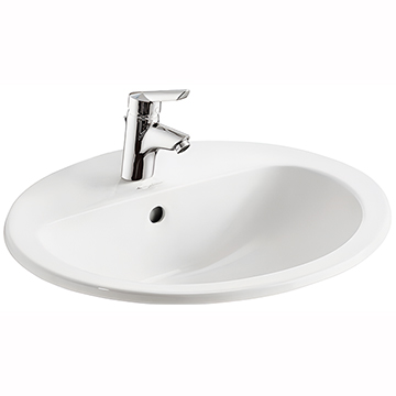 Armitage Shanks Orbit-21 Countertop Basin with Overflow - 1 Tap Hole - 550 x 460mm