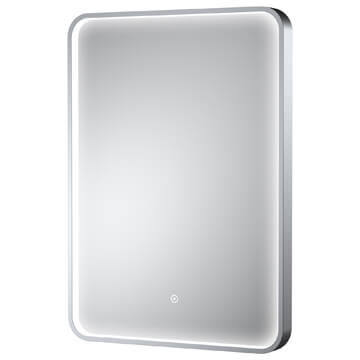 Hudson Reed Pictor LED Borderlit Mirror 500 x 700mm - Chrome Aluminium Frame