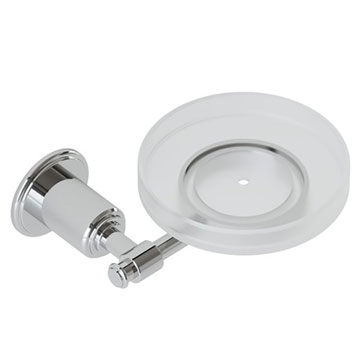 Jaquar Artize Vic Frosted Glass Soap Dish And Holder