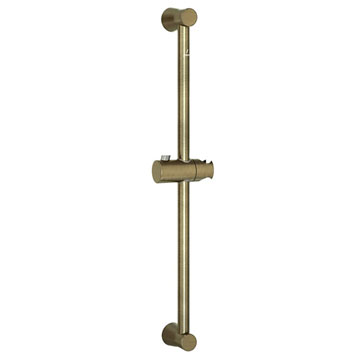 Jaquar Wall Mounted Antique Bronze Slide Rail Kit 600mm With Handset Holder