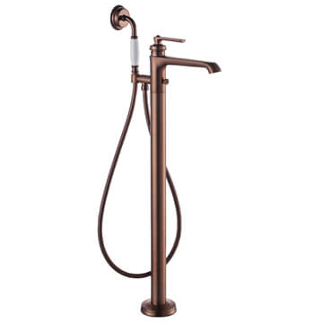 Flova Liberty Floorstanding Bath Mixer Tap with Shower Handset