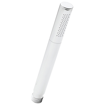 Hudson Reed Chrome Shower Handset - Stainless Steel - Round or Square Shape - 25 x 212mm