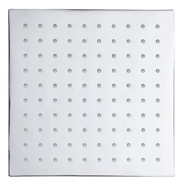 Tavistock Contemporary Square Fixed Shower Head - Stainless Steel - 250 x 250mm