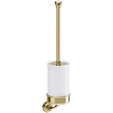 Burlington Guild Traditional Wall Mounted Toilet Brush and Holder