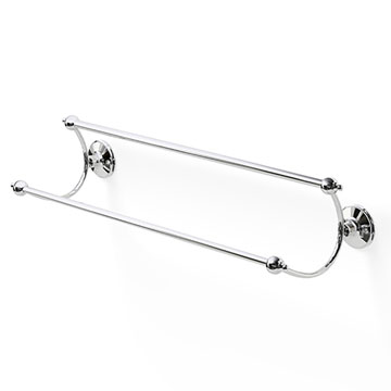 Miller Stockholm Wall Mounted Traditional Double Towel Rail - 720mm