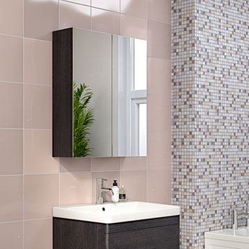 Nuie Athena Wall Mounted Mirror Cabinet - OFF117