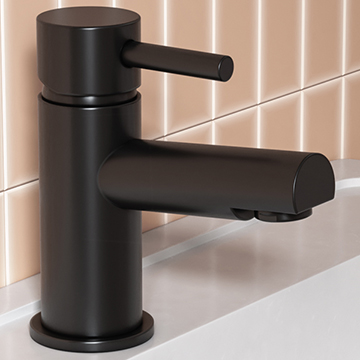 Joseph Miles Kaze Mono Basin Mixer Tap With Sprung Waste